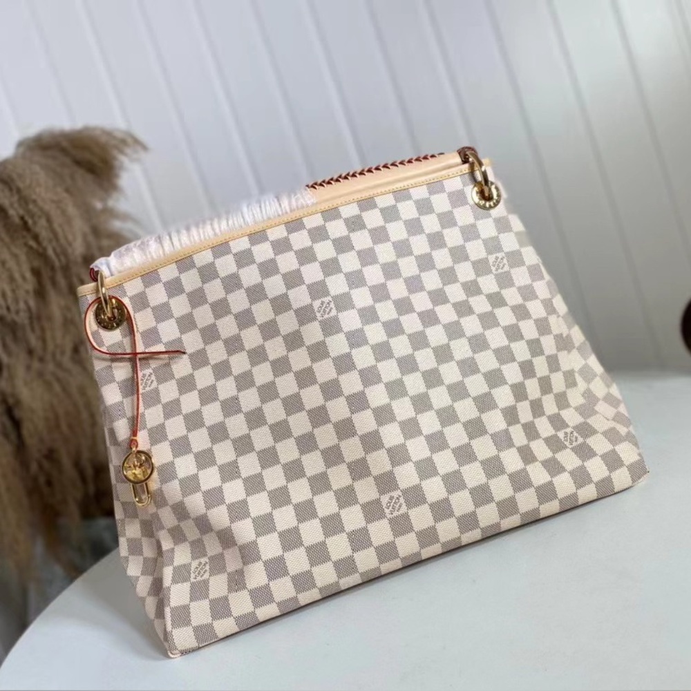 🍁🍁Louis Vuitton Artsy MM cow leather handheld tote bag